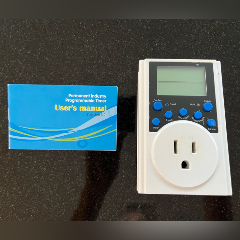 Permanent Industry Programmable Timer, gently used.